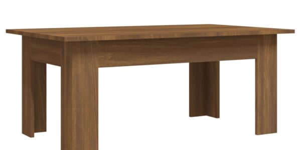 vidaXL Konferenčný stolík hnedý dub 100x60x42 cm spracované drevo