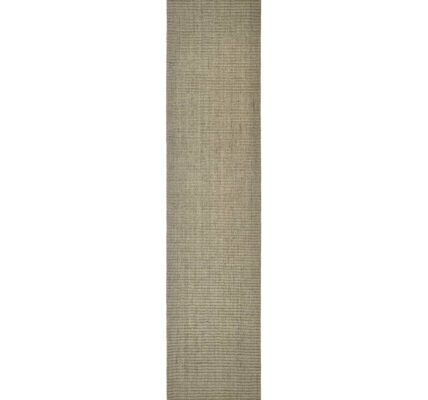 vidaXL Sisalový koberec na škrabadlo sivohnedý 80×350 cm