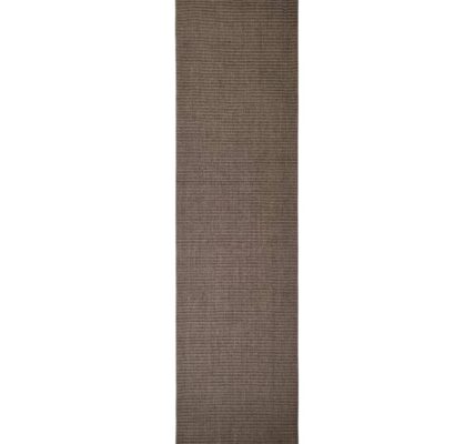 vidaXL Sisalový koberec na škrabadlo hnedý 66×250 cm