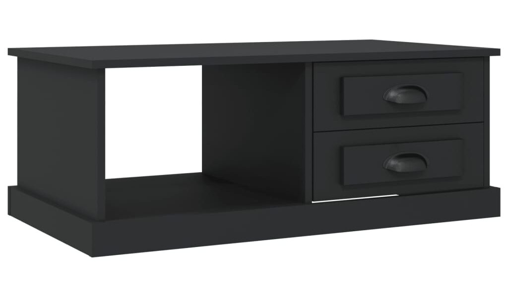 vidaXL Konferenčný stolík čierny 90x50x35 cm kompozitné drevo
