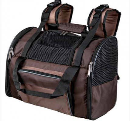 T-bag Prenosny ruksak hnedo-béžový 41x30x21 cm