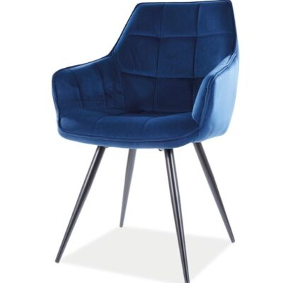 Sconto Jedálenská stolička LALAO modrá/čierna