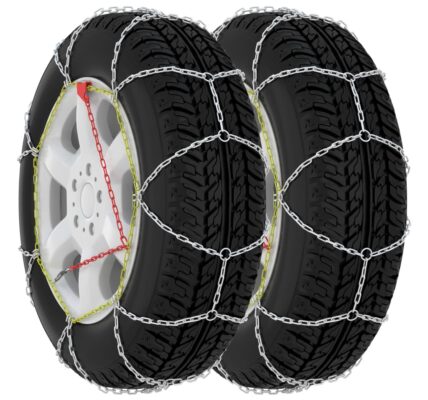 vidaXL Snehové reťaze na pneumatiky 2 ks 16 mm, SUV 4×4, veľkosť 400