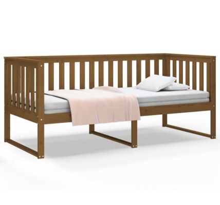 vidaXL Denná posteľ medovohnedá 90×200 cm borovicový masív