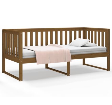 vidaXL Denná posteľ medovo-hnedá 90×190 cm borovicový masív