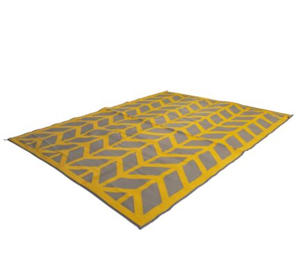 Bo-Camp Vonkajší koberec Chill mat Flaxton 2,7×3,5 m XL okrovo žltý