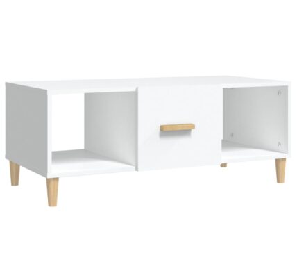 vidaXL Konferenčný stolík biely 102x50x40 cm kompozitné drevo
