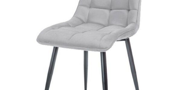 Sconto Jedálenská stolička CHAC 6 sivá/čierna