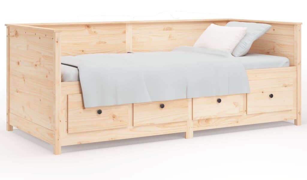 vidaXL Denná posteľ 90×200 cm borovicový masív