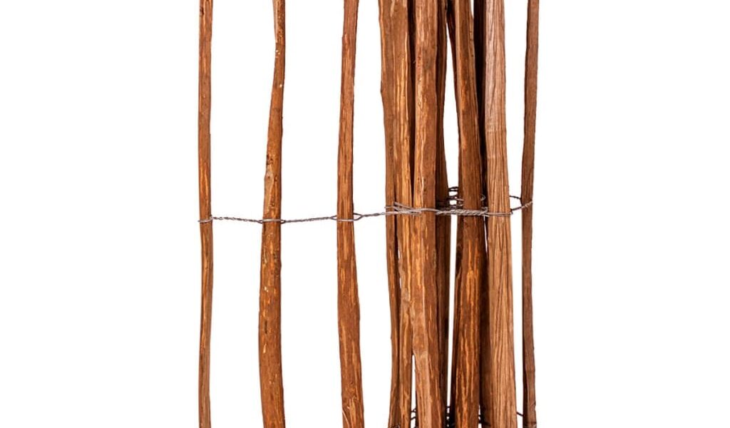 vidaXL Latkový plot, lieskové drevo 120×250 cm
