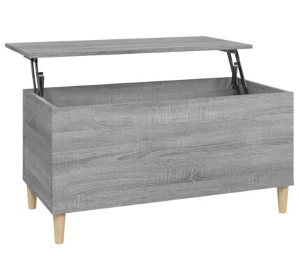 vidaXL Konferenčný stolík sivý sonoma 90×44,5×45 spracované drevo