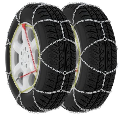 vidaXL Snehové reťaze na pneumatiky 2 ks 16 mm, SUV 4×4, veľkosť 390