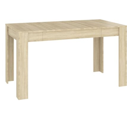 vidaXL Jedálenský stôl dub sonoma 140×74,5×76 cm drevotrieska