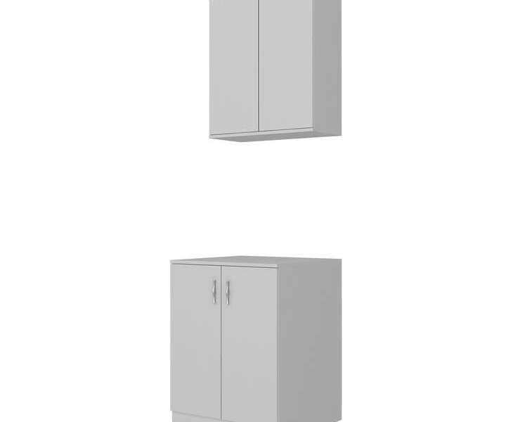 Sconto Kúpeľňová zostava GERONIMO II biela, sada 2 ks