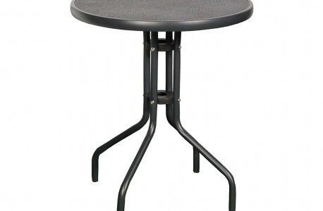 Derby RAINBOW – oceľový stôl s keramickou doskou guľatý Ø 60 cm