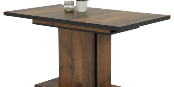 Sconto Jedálenský stôl FABIA I T staré drevo/čierna