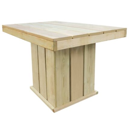 vidaXL Záhradný stôl 110x75x74 cm, impregnovaná borovica