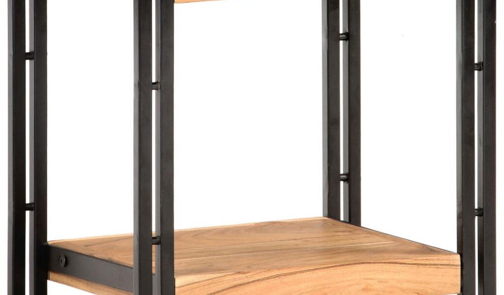 vidaXL Príručný stolík 40x30x40 cm akáciový masív