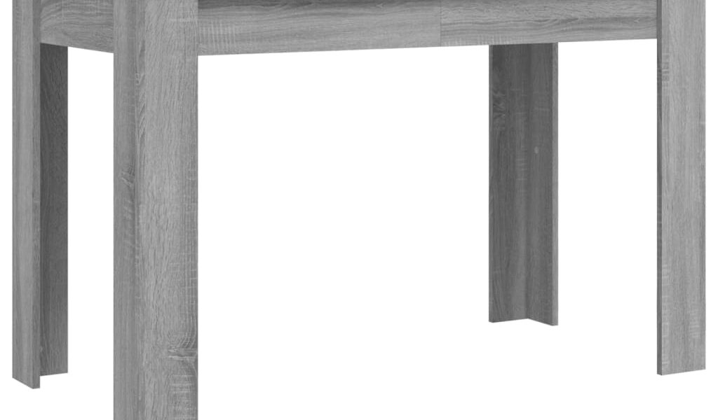 vidaXL Jedálenský stôl sivý sonoma 120x60x76 cm kompozitné drevo