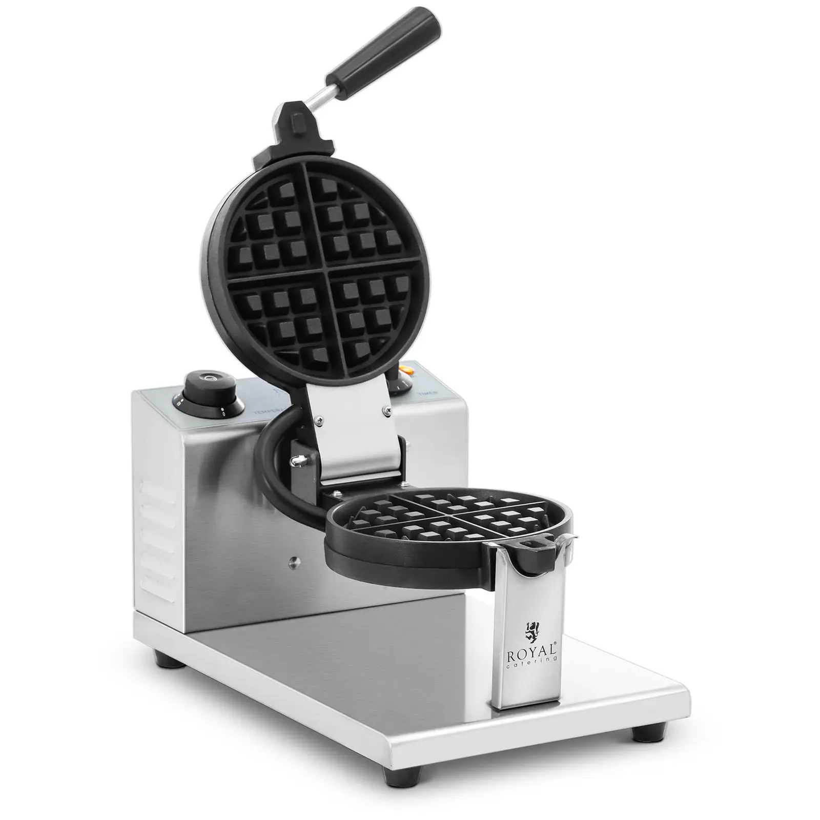 Occasion Gaufrier professionnel – rond – 4 petites gaufres – 1200 W – Royal Catering