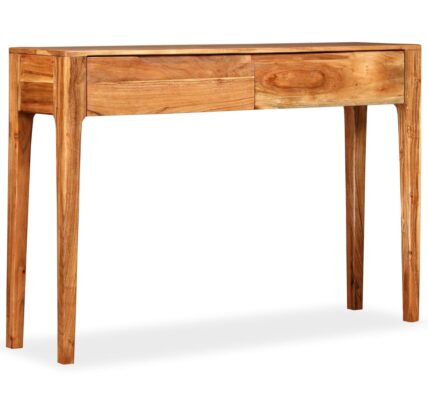 vidaXL Konferenčný stolík masívne drevo 118x30x80 cm