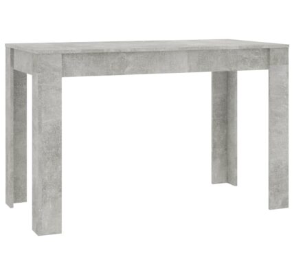 vidaXL Jedálenský stôl betónovo-sivý 120x60x76 cm drevotrieska