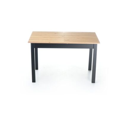 Sconto Jedálenský stôl BUD dub artisan/čierna, 140×80 cm