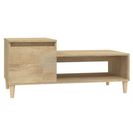 vidaXL Konferenčný stolík dub sonoma 100x50x45 cm spracované drevo