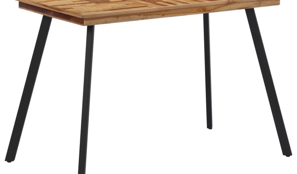 vidaXL Jedálenský stôl 120x62x76 cm tíkové masívne drevo