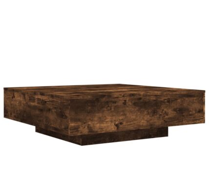 vidaXL Konferenčný stolík dymový dub 100x100x31 cm kompozitné drevo