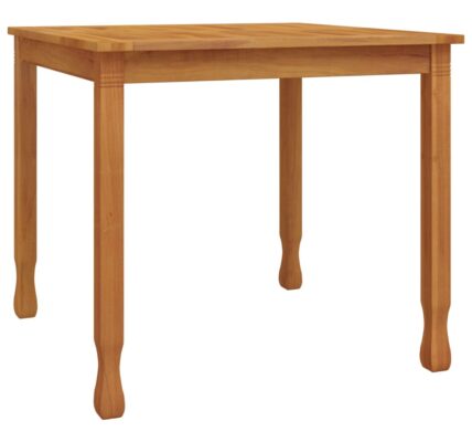 vidaXL Záhradný jedálenský stôl 85x85x75 cm tíkové masívne drevo