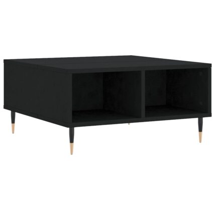 vidaXL Konferenčný stolík čierny 60x60x30 cm kompozitné drevo