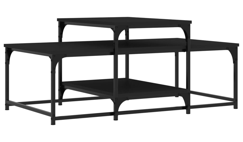 vidaXL Konferenčný stolík čierny 102x60x45 cm kompozitné drevo