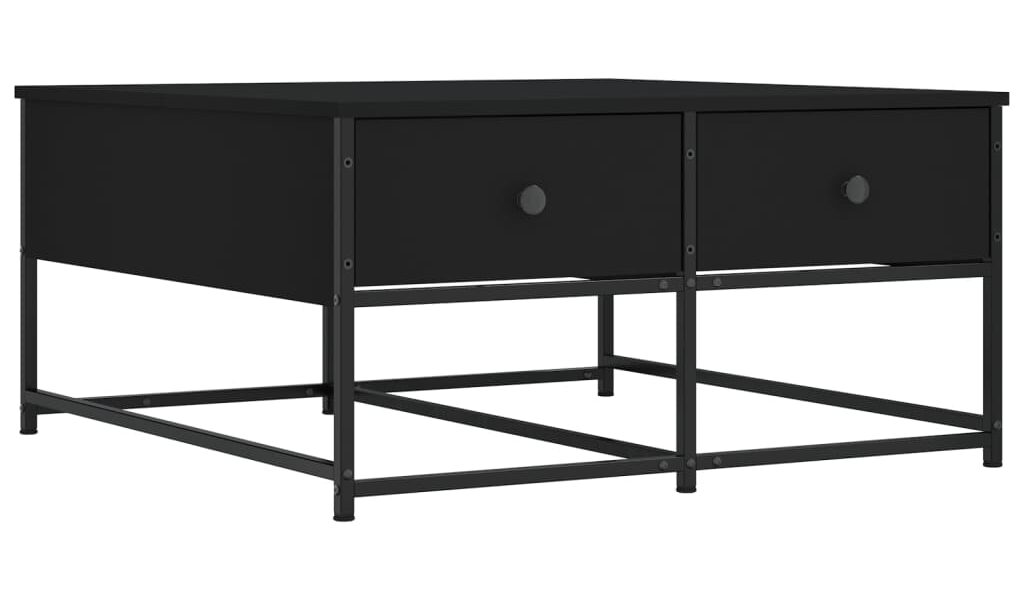 vidaXL Konferenčný stolík čierny 80x80x40 cm kompozitné drevo