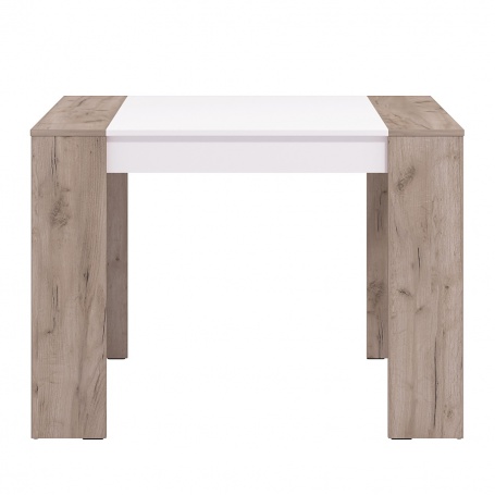 Jedálenský stôl 104 berta – dub šedý/biela