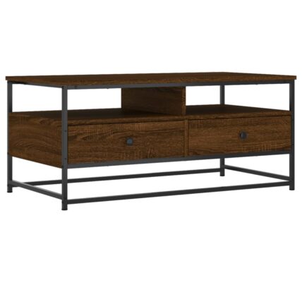 vidaXL Konferenčný stolík hnedý dub 100x51x45cm kompozitné drevo