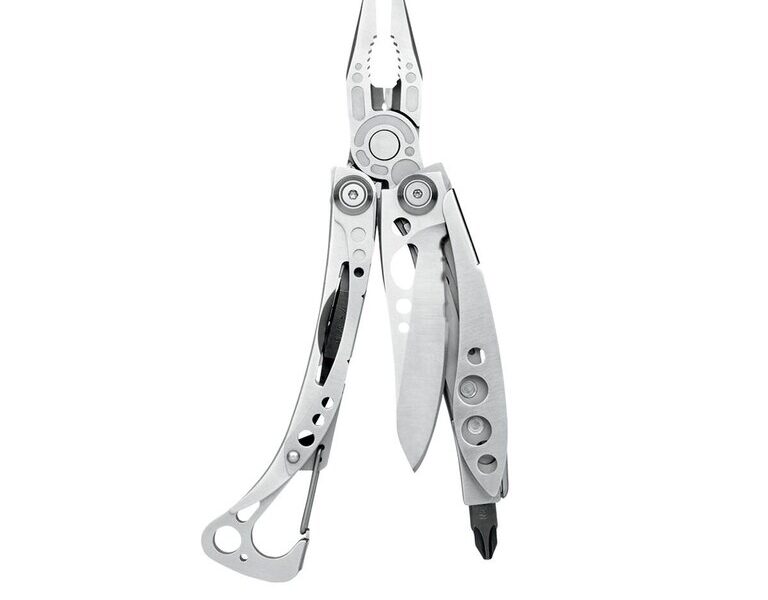 Multifunkčný nástroj Leatherman® Skeletool® – Červená (Farba: Červená)