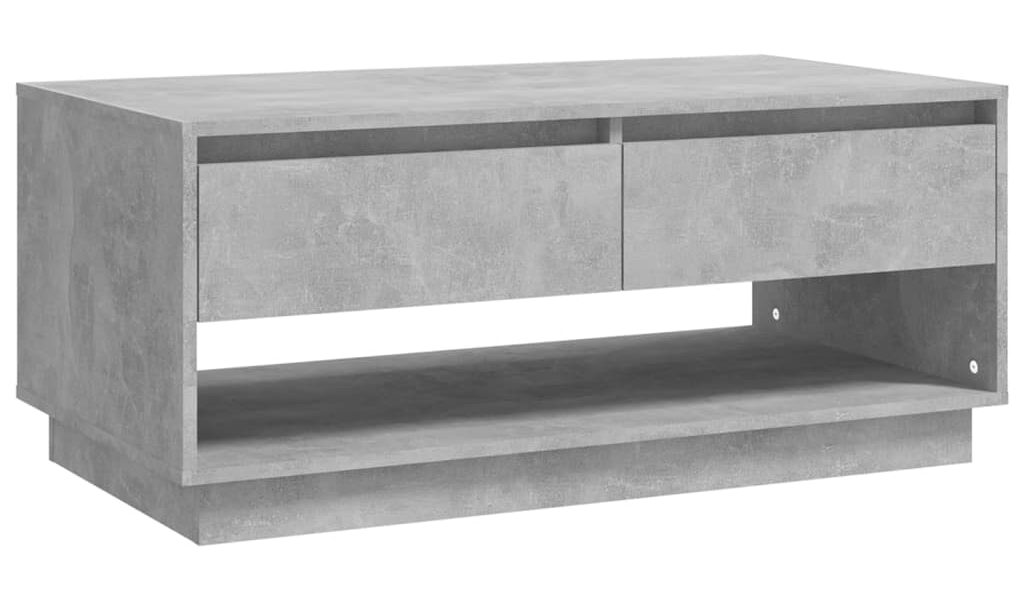 vidaXL Konferenčný stolík betónovo sivý 102,5x55x44cm kompozitné drevo