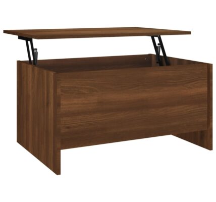 vidaXL Konferenčný stolík hnedý dub 80×55,5×41,5 cm spracované drevo