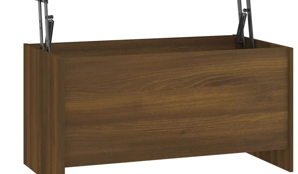 vidaXL Konferenčný stolík hnedý dub 102×55,5×52,5 cm spracované drevo
