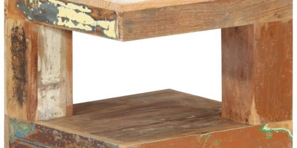 vidaXL Konferenčný stolík 45x45x40 cm masívne recyklované drevo