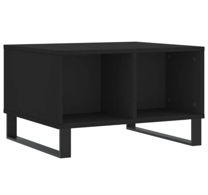 vidaXL Konferenčný stolík čierny 60x50x36,5 cm spracované drevo