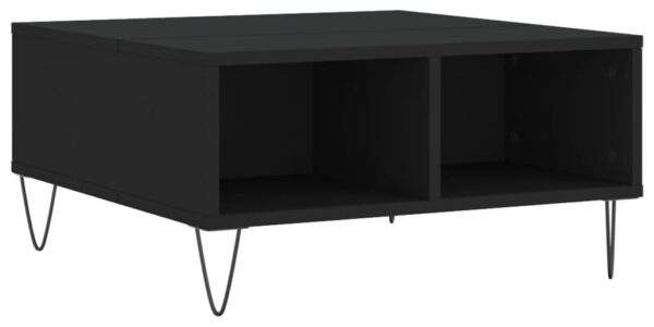 vidaXL Konferenčný stolík čierny 60x60x30 cm kompozitné drevo