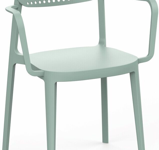 Jedálenská stolička AIRE ARMCHAIR Zelená