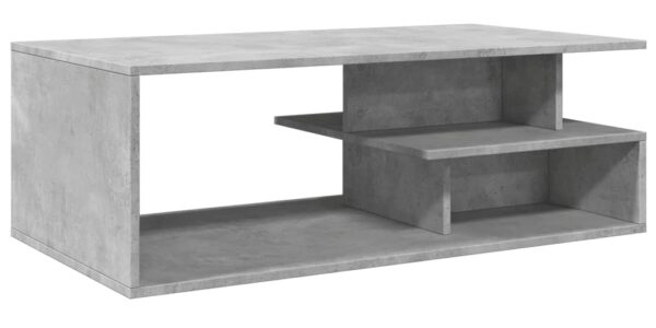 vidaXL Konferenčný stolík betónový sivý 102x55x35 cm kompozitné drevo