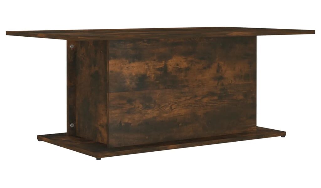 vidaXL Konferenčný stolík, tmavý dub 102×55,5×40 cm, kompozitné drevo