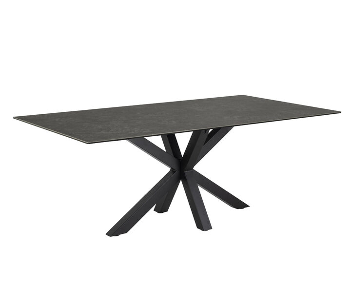 Sconto Jedálenský stôl HEAVEN 200 čierna