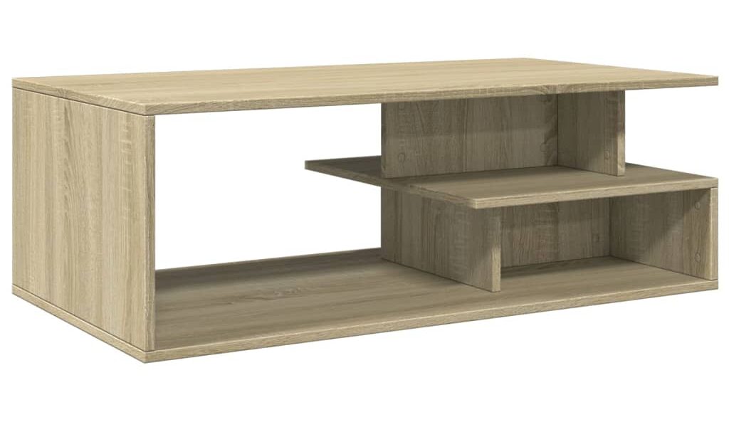 vidaXL Konferenčný stolík dub sonoma 102x55x35 cm kompozitné drevo