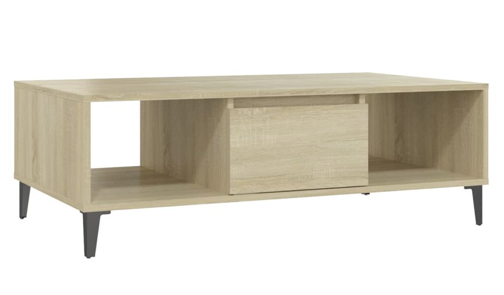 vidaXL Konferenčný stolík, dub sonoma 103,5x60x35 cm, kompozitné drevo