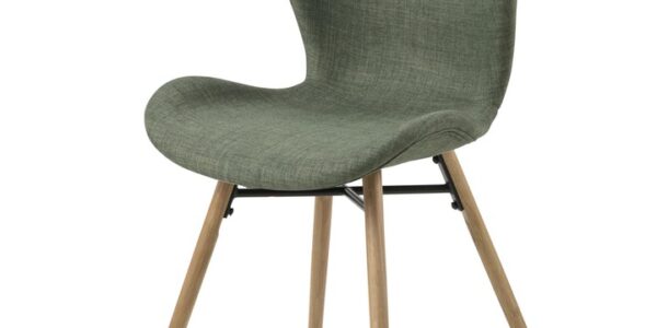 Sconto Jedálenská stolička BATILDA-A1 zelená/dub